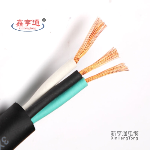 H05RN-F阻燃橡胶电缆线,橡套软电缆规格型号表