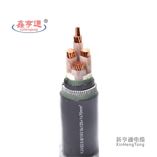 NH-YJV22产品名称:铜(铝)芯交联聚乙烯绝缘钢带铠装聚氯乙烯护套(阻燃耐火)电力电缆。