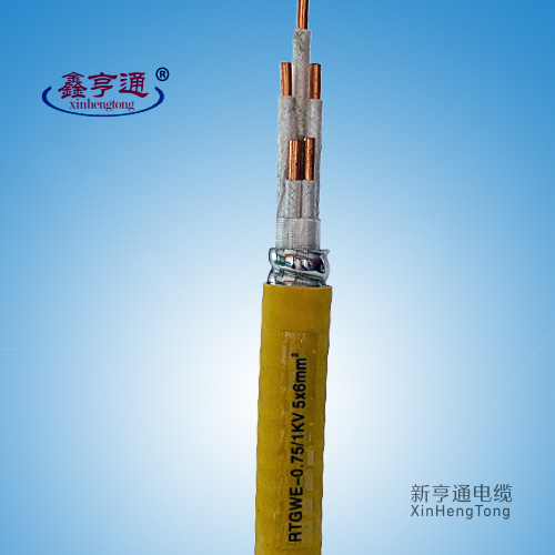 矿物绝缘电缆RTGWE-0.75/1kV 5x6