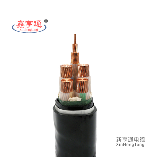 铝芯交联聚乙烯绝缘钢带铠装聚氯乙烯护套电力电缆 YJLV-0.6/1kV